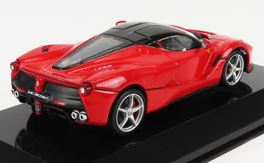 FERRARI LAFERRARI 2013 SHOWCASE RED BLACK 1/43 EDICOLA