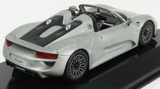 PORSCHE 918 SPYDER 2013 SHOWCASE SILVER 1/43 EDICOLA