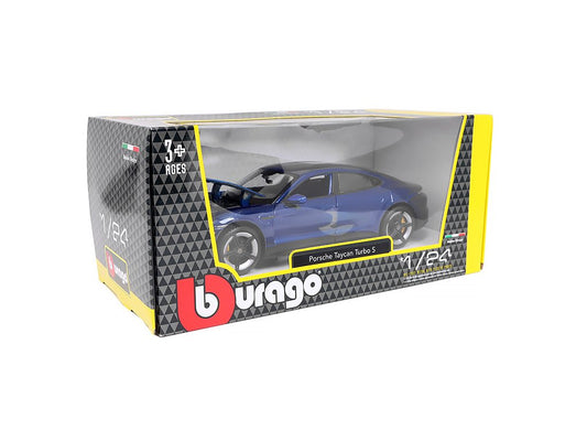 PORSCHE TAYCAN 2019 GENTIAN BLUE 1/24 BURAGO