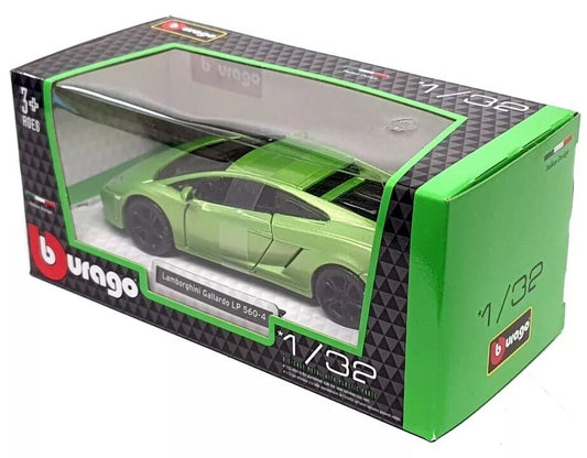 LAMBORGHINI GALLARDO LP560-4 2004 GREEN MET 1/32 BURAGO