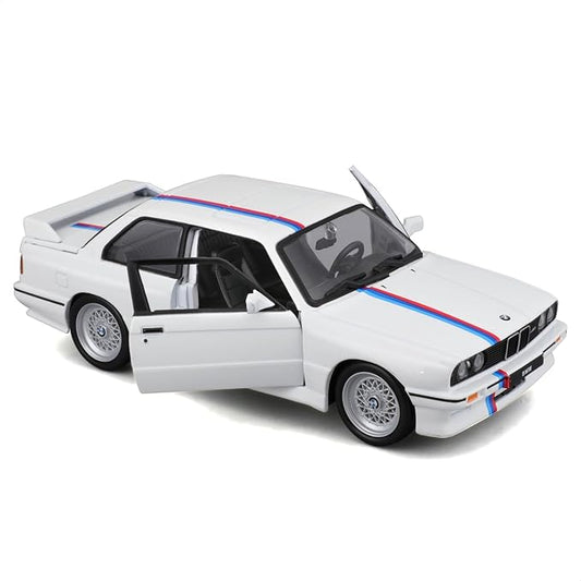 BMW 3-SERIES M3 (E30) 1988 WHITE 1/24 BURAGO