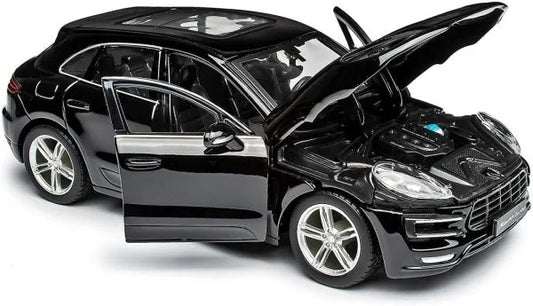 PORSCHE MACAN 2013 BLACK 1/24 BURAGO