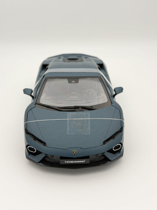 LAMBORGHINI TEMERARIO MATT BLUE 1/18 BURAGO