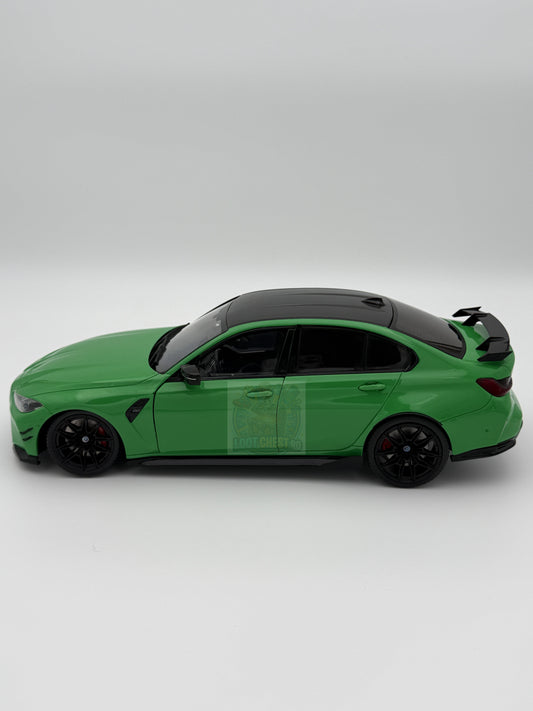 Macheta auto BMW M3 (G80) 2024 GREEN BLACK 1/18 SOLIDO