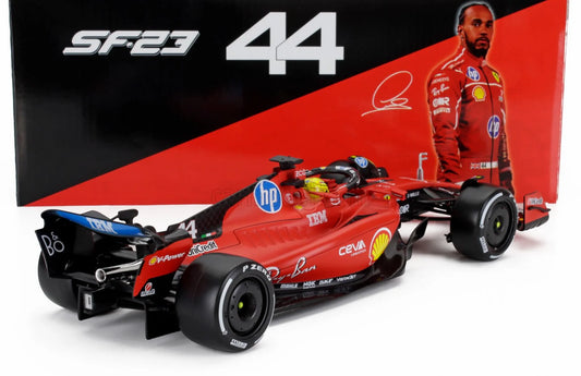 FERRARI F1 SF-23 TEAM SCUDERIA FERRARI FIORANO 2025 LEWIS HAMILTON 1/18 BURAGO