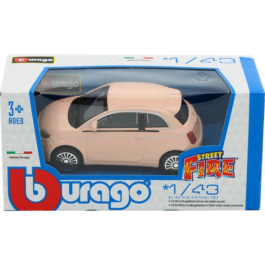 FIAT 500e FULL ELECTRIC 2021 PINK 1/43 BURAGO