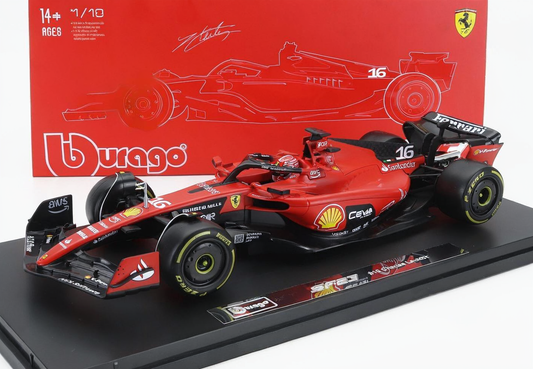FERRARI F1 SF-23 TEAM SCUDERIA FERRARI 2023 CHARLES LECLERC 1/18 BURAGO