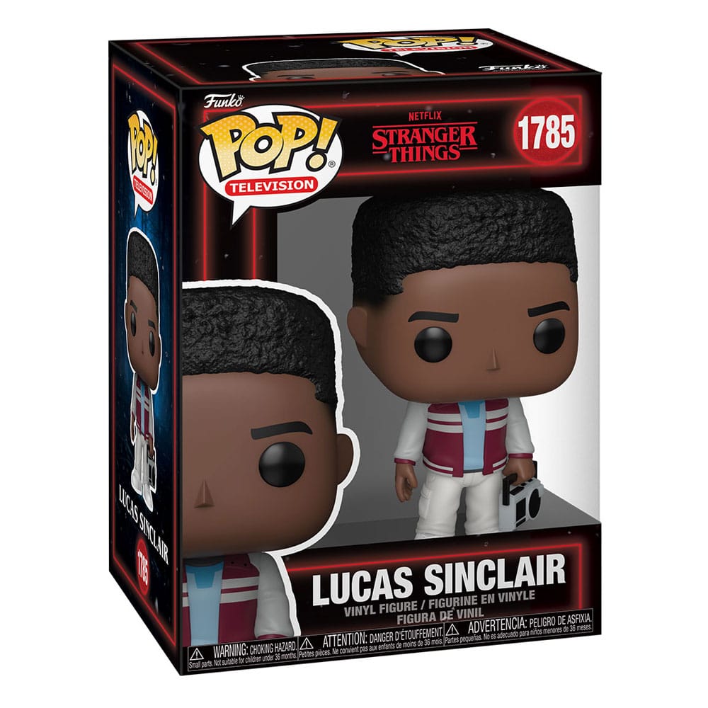 Figurină Funko POP! Stranger Things - Lucas Sinclair with Boombox #1785