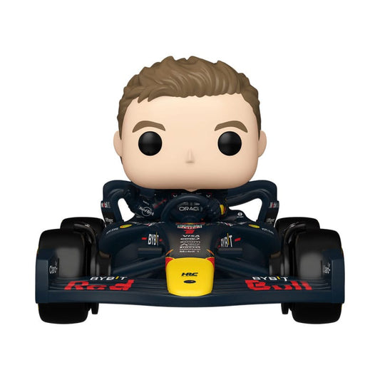 Figurină Funko POP! Formula 1 Rides Super Deluxe RB- Verstappen w/RB20 15 cm #315