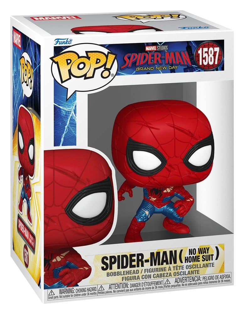 Figurină Funko POP! Marvel: Spider-Man: Brand New Day - Spider-Man (No Way Home S0uit) #1587