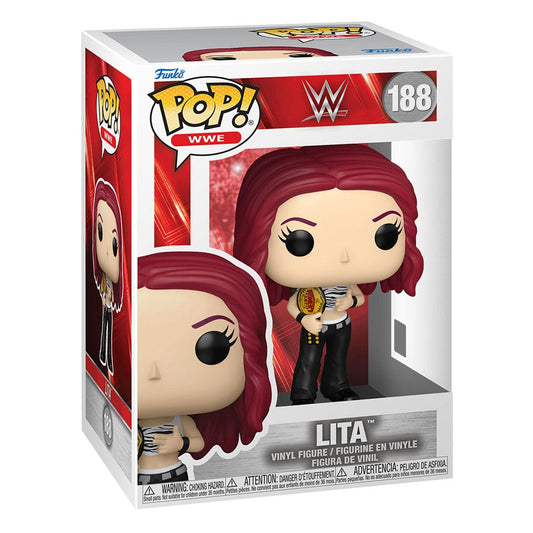 Figurină Funko POP! WWE Lita with Championship Belt 9 cm #188