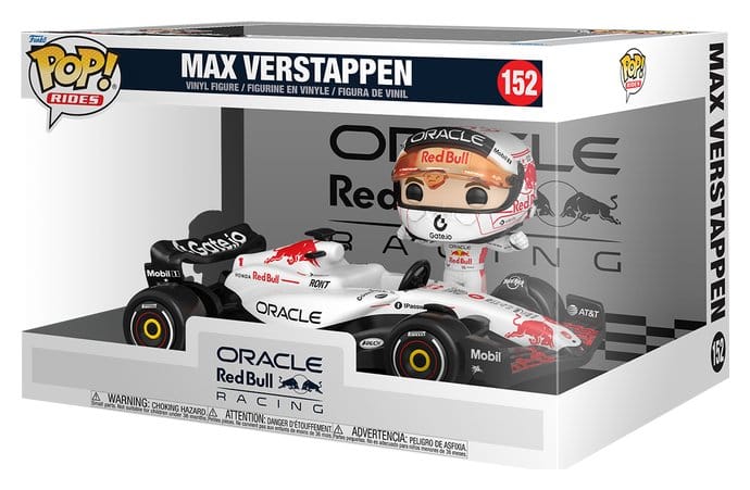 Figurină Funko POP! Rides: Red Bull - Verstappen (White) #152