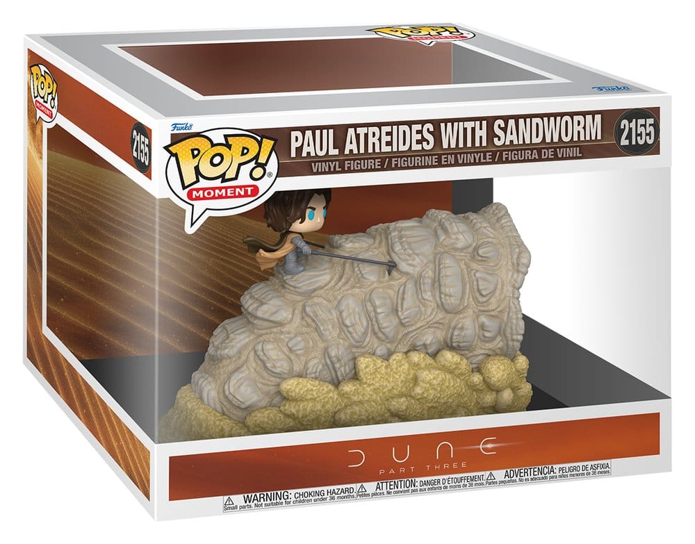 Figurina Funko POP! Dune: Part Three - Paul Atreides with Sandworm #2155