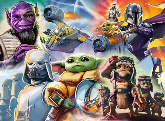 Puzzle Star Wars The Mandalorian and Grogu 500 Piese