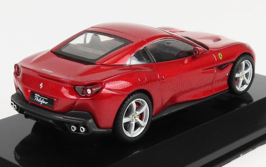 FERRARI PORTOFINO SHOWCASE RED MET 1/43 EDICOLA