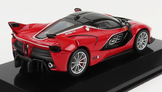 FERRARI FXX-K N 88 2014 SHOWCASE RED BLACK 1/43 EDICOLA