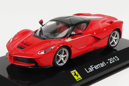 FERRARI LAFERRARI 2013 SHOWCASE RED BLACK 1/43 EDICOLA