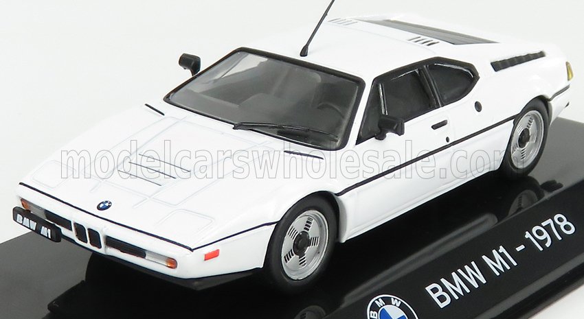 BMW M1 1978 SHOWCASE WHITE 1/43 EDICOLA