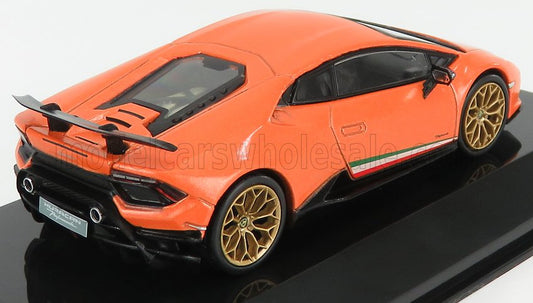 LAMBORGHINI HURACAN PERFORMANTE SHOWCASE ORANGE MET 1/43 EDICOLA