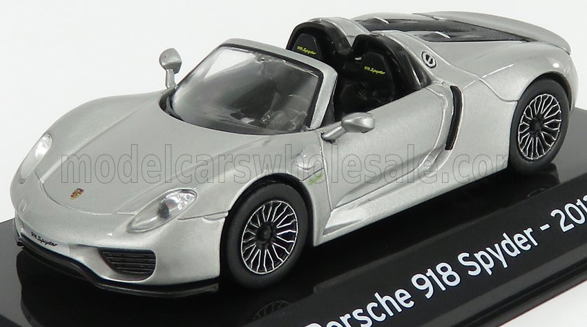 PORSCHE 918 SPYDER 2013 SHOWCASE SILVER 1/43 EDICOLA