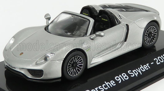 PORSCHE 918 SPYDER 2013 SHOWCASE SILVER 1/43 EDICOLA