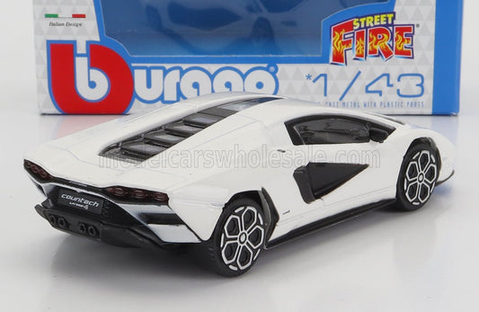LAMBORGHINI COUNTACH LP 800-4 2021 BIANCO SIDERALE 1/43 BURAGO