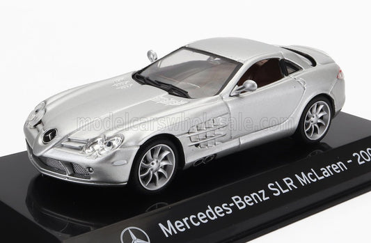MERCEDES BENZ SLR McLAREN 2003 SHOWCASE SILVER 1/43 EDICOLA