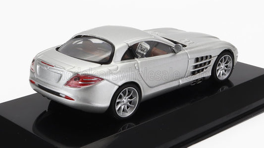 MERCEDES BENZ SLR McLAREN 2003 SHOWCASE SILVER 1/43 EDICOLA