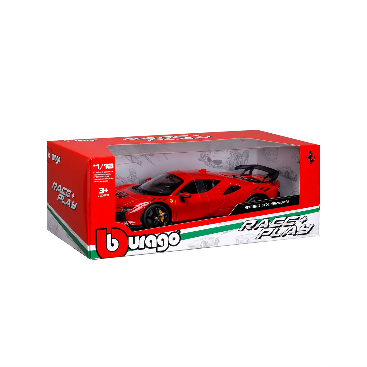 FERRARI SF90 XX STRADALE 2024 RED 1/24 BURAGO