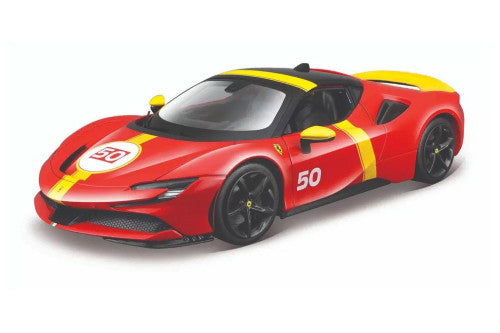 FERRARI SF90 N 50 ASSETTO FIORANO LE MANS RED 1/18 BURAGO