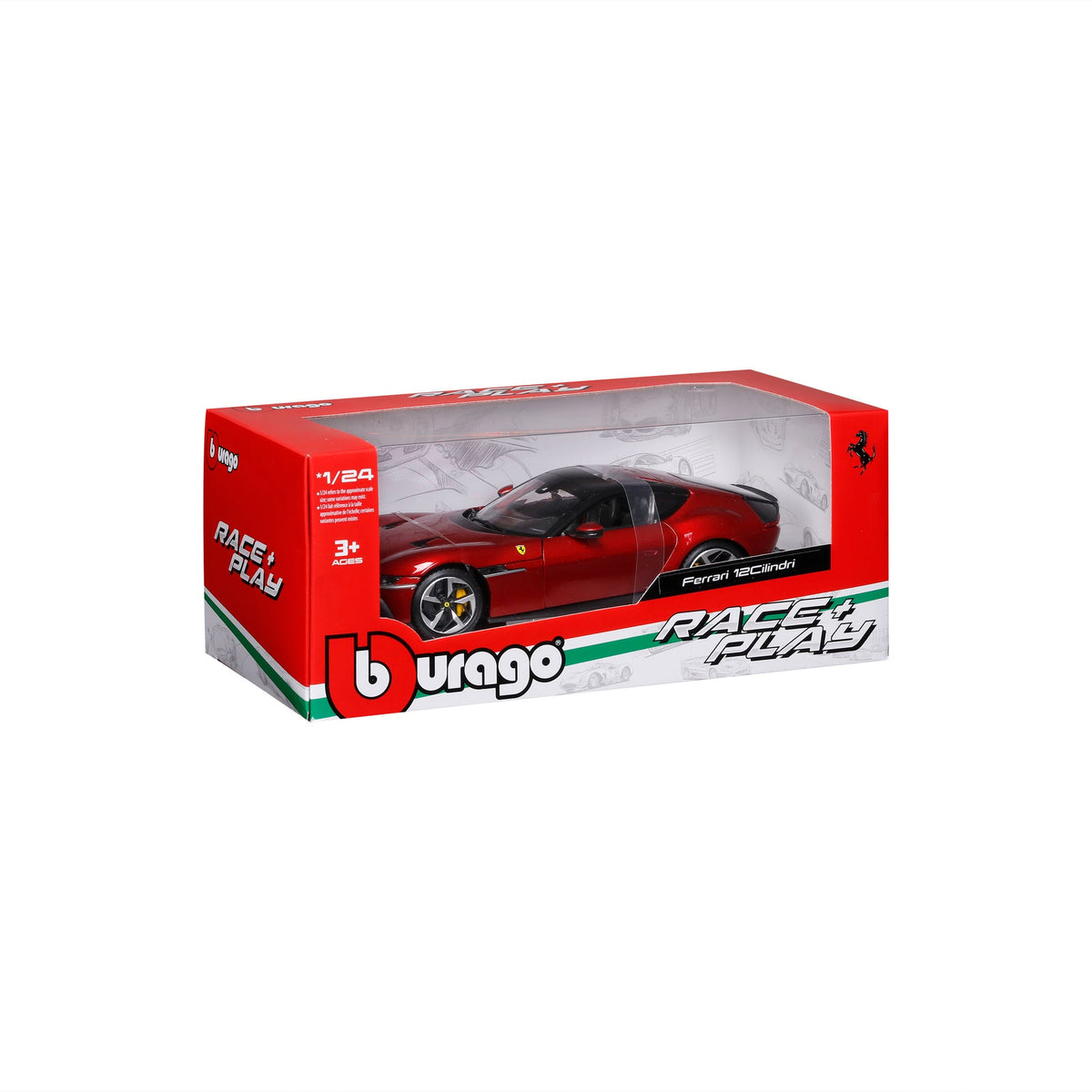 FERRARI 12CILINDRI V12 2024 RED 1/24 BURAGO