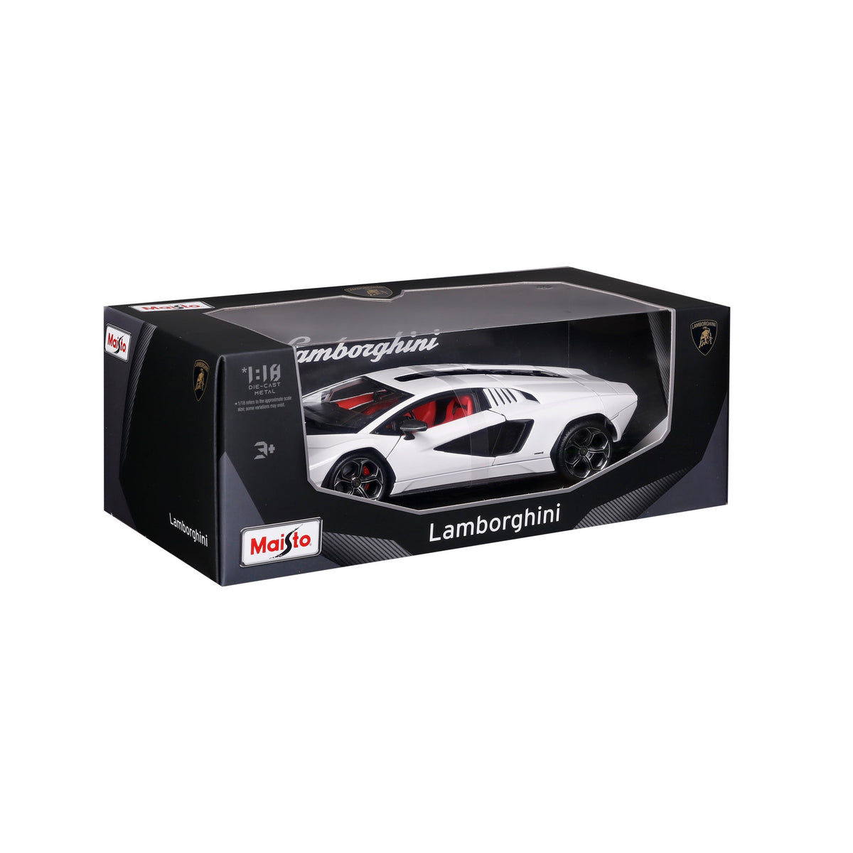 LAMBORGHINI COUNTACH LP 800-4 2021 BIANCO SIDERALE 1/24 BURAGO