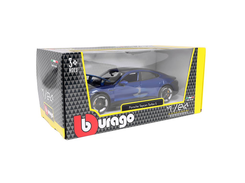 PORSCHE TAYCAN 2019 GENTIAN BLUE 1/24 BURAGO