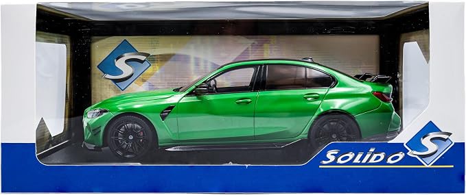 BMW M3 (G80) 2024 GREEN BLACK 1/18 SOLIDO