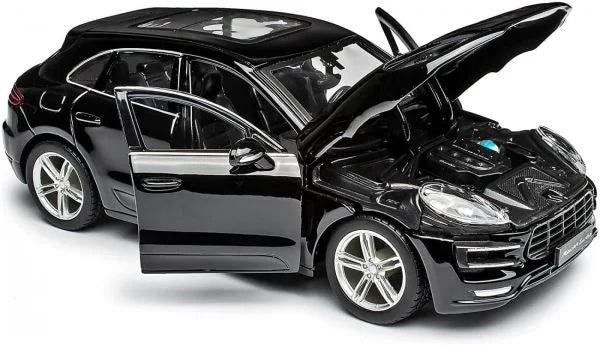 PORSCHE MACAN 2013 BLACK 1/24 BURAGO