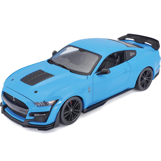 FORD USA MUSTANG SHELBY GT500 COUPE 2020 LIGHT BLUE 1/18 MAISTO