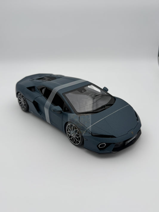 LAMBORGHINI TEMERARIO MATT BLUE 1/18 BURAGO