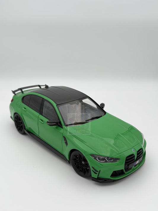 Macheta auto BMW M3 (G80) 2024 GREEN BLACK 1/18 SOLIDO