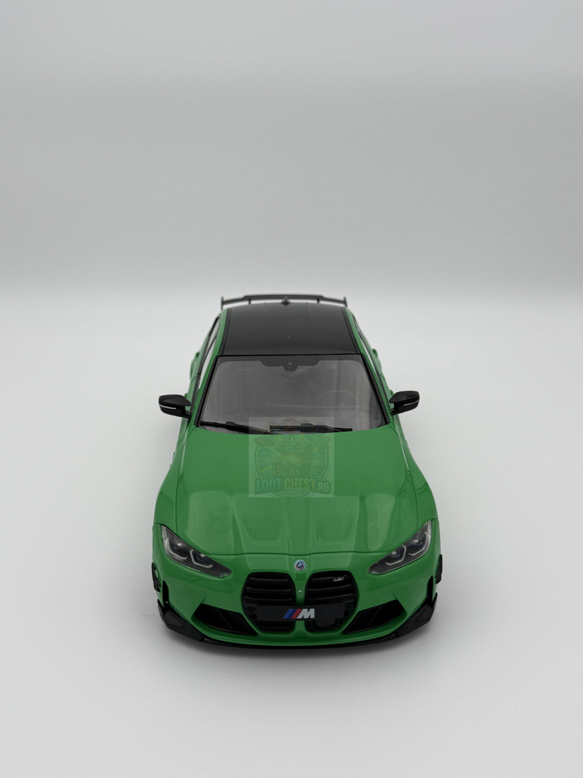 Macheta auto BMW M3 (G80) 2024 GREEN BLACK 1/18 SOLIDO