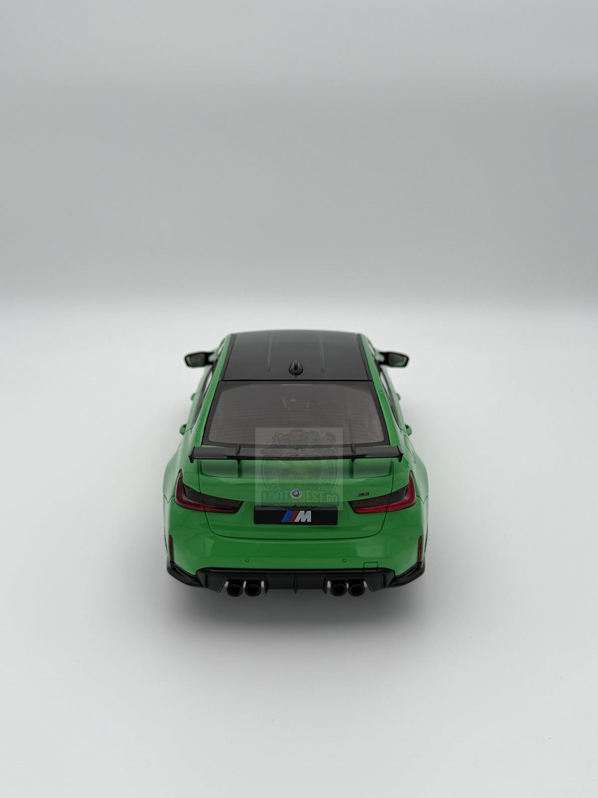Macheta auto BMW M3 (G80) 2024 GREEN BLACK 1/18 SOLIDO