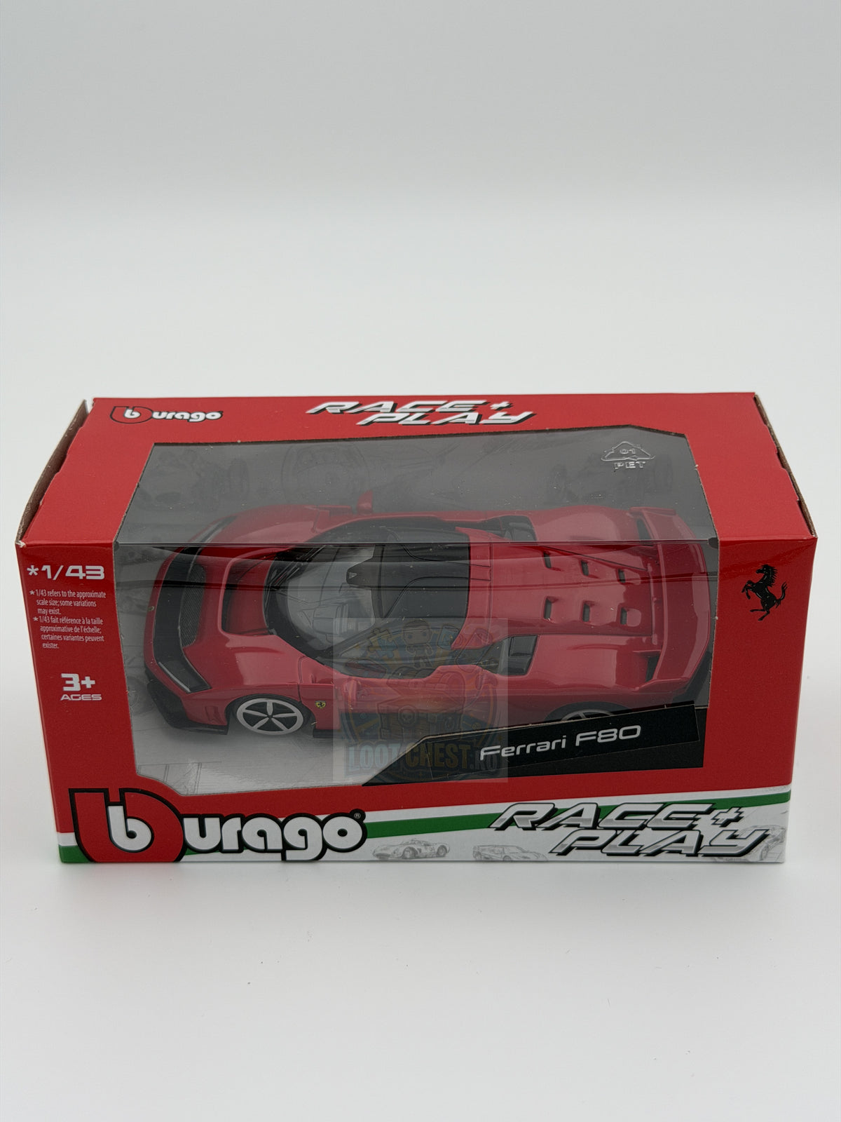 Macheta auto FERRARI F80 2024 ROSSO CORSA 1/43 BURAGO
