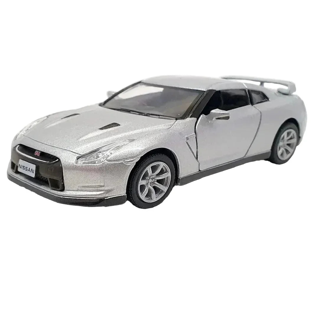NISSAN GT-R (R35) 2009 SILVER 1/64 BURAGO