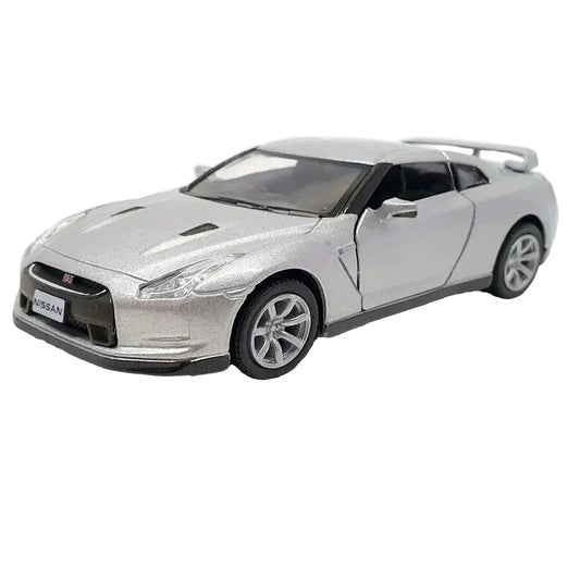 NISSAN GT-R (R35) 2009 SILVER 1/64 BURAGO