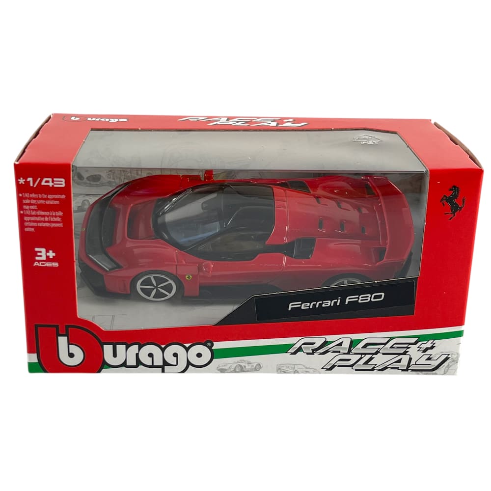 FERRARI F80 2024 ROSSO CORSA 1/43 BURAGO