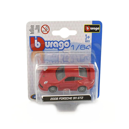PORSCHE 1/64 911 997 GT2 COUPE 2008 1/64 BURAGO