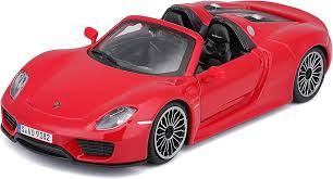PORSCHE 918 SPYDER 2010 RED 1/64 BURAGO