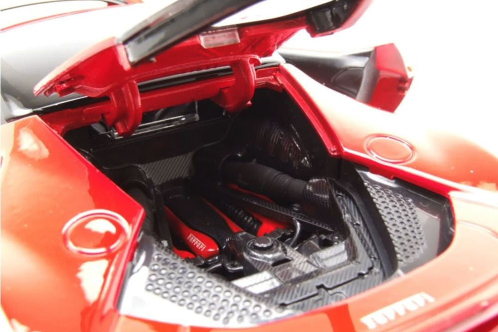 FERRARI SF90 STRADALE RED BLACK 1/18 BURAGO