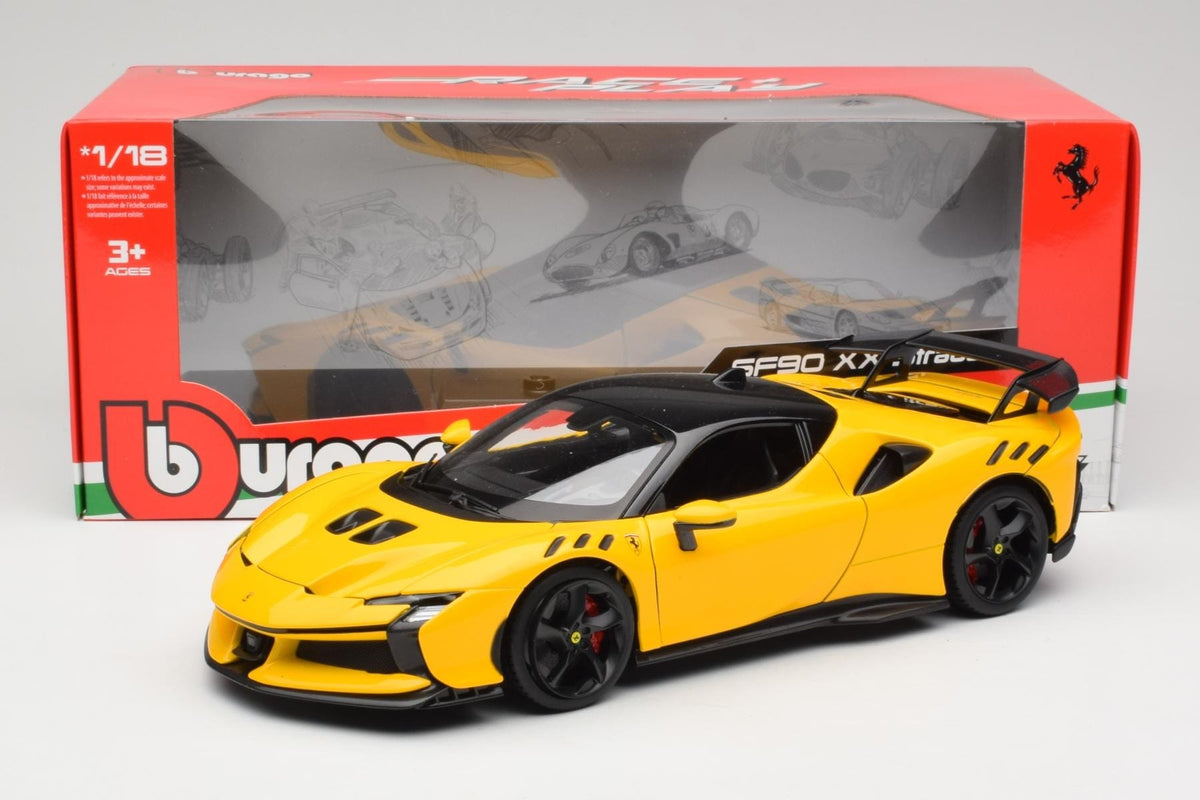 FERRARI SF90 XX STRADALE GIALLO MODENA 1/18 BURAGO