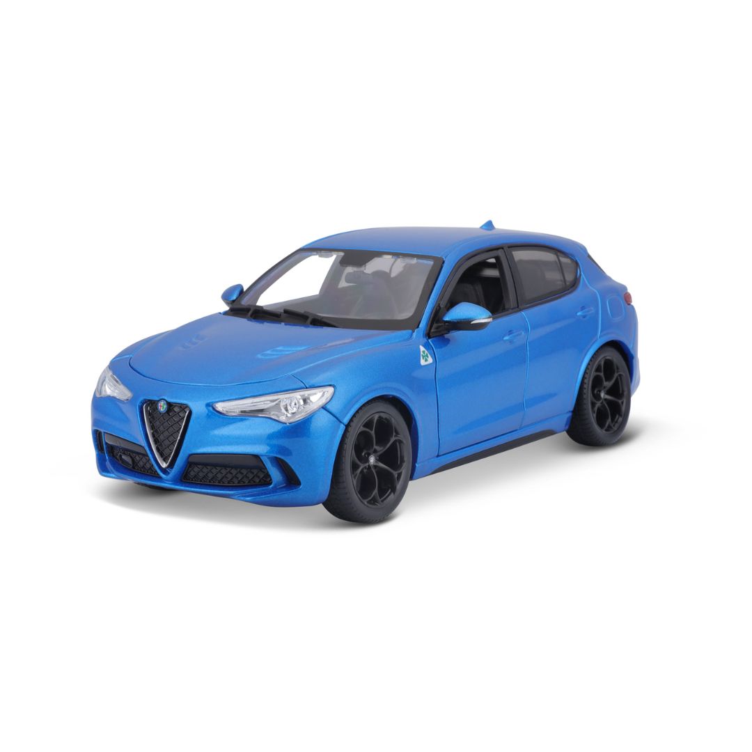 ALFA ROMEO STELVIO Q4 QUADRIFOGLIO 2017 BLU MISANO 1/24 BURAGO