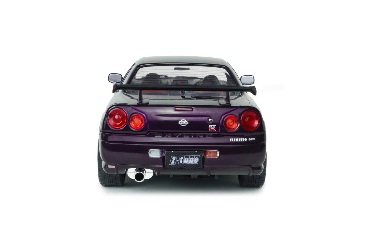Macheta auto NISSAN SKYLINE GT-R (R34) Z-TUNE 1999 MIDNIGHT PURPLE 1/43 SOLIDO